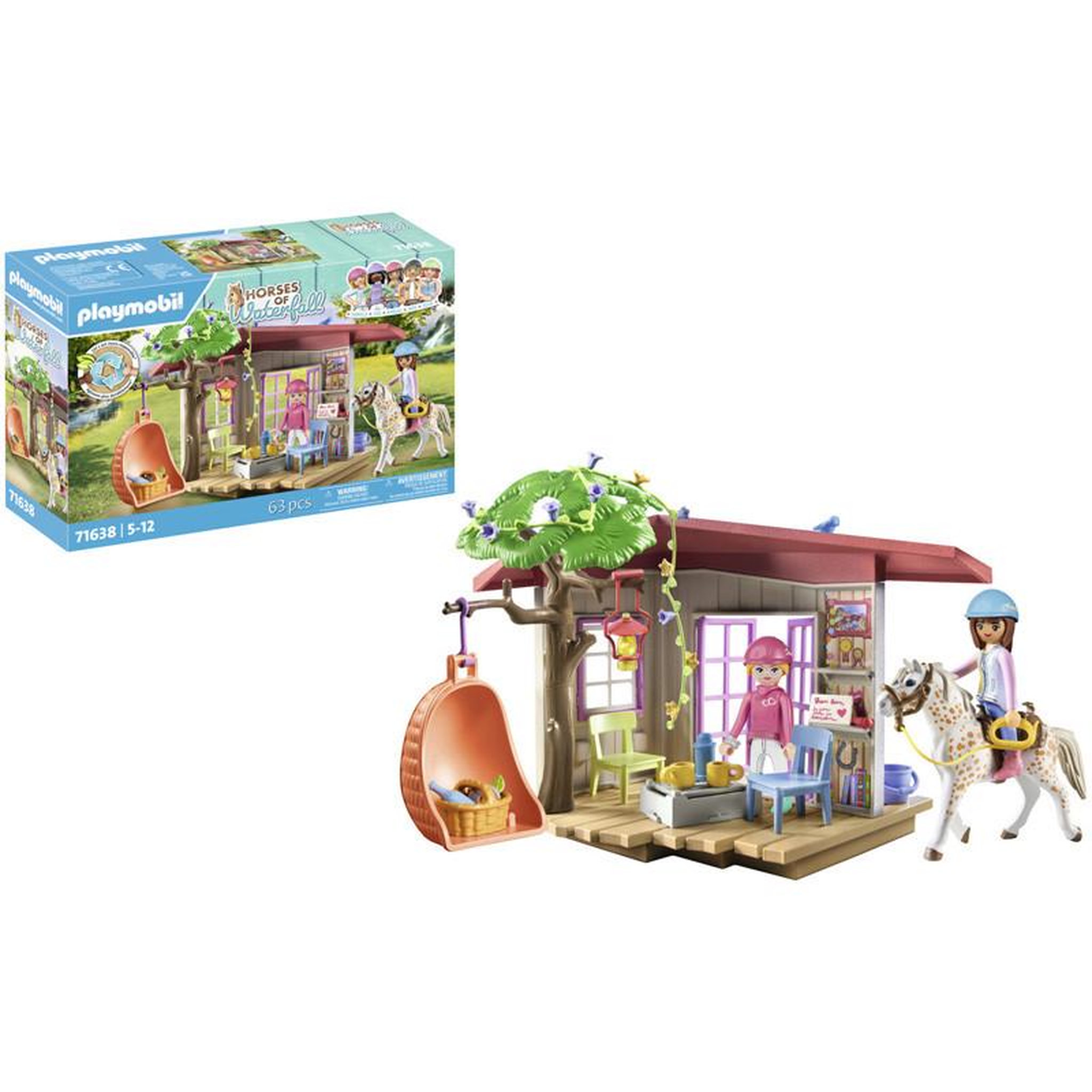 Voir la diapositive 2 : PLAYMOBIL ESPACE DETENTE AVEC CAVALIERES PLAYMOBIL PLL71638