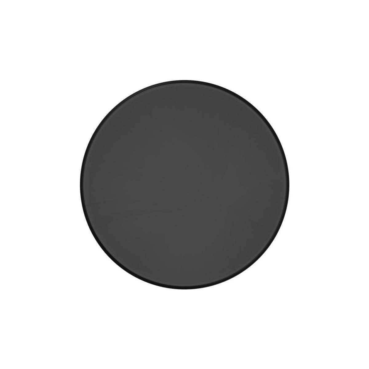 Rendez vous déco Table d'appoint ronde en métal noir et plateau laiton D45 cm - Corry