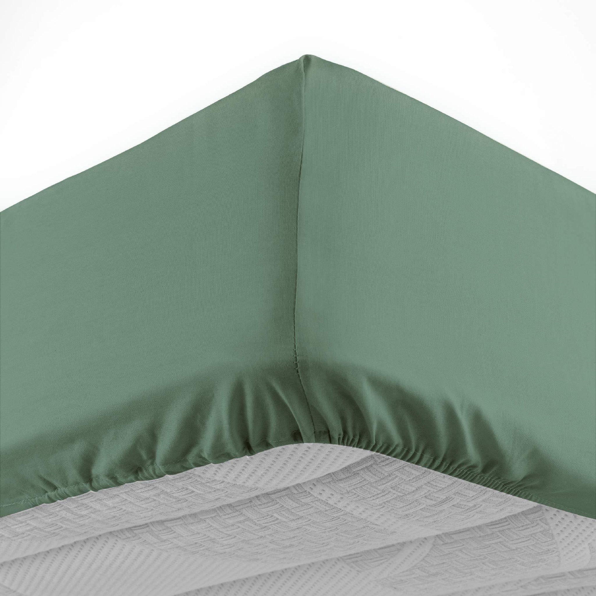 Voir la diapositive 4 : Eden Drap housse en coton line design et moderne