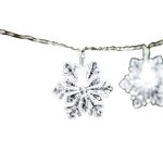 FEERIC LIGHT & CHRISTMAS Guirlande intérieure de Noël à Led Xmas. Coloris disponibles : Blanc