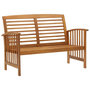 Voir la diapositive 4 : VIDAXL Salon de jardin 3 pcs Bois d'acacia solide