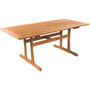 Voir la diapositive 1 : Habitat et Jardin Table de jardin  Osaka  - 180 x 90 cm - Bois naturel