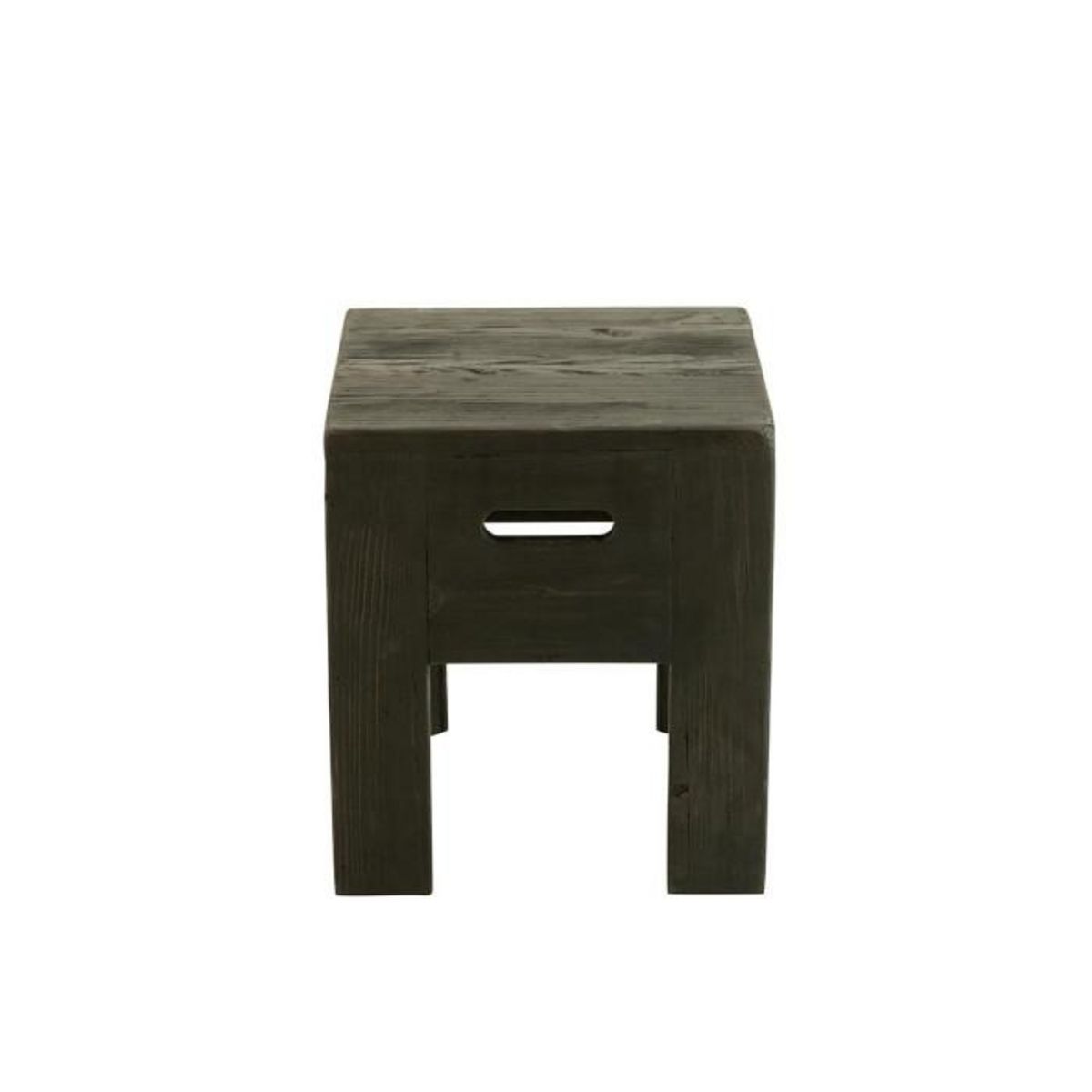 Paris Prix Tabouret en Bois  Will  40cm Noir