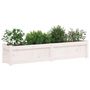 Voir la diapositive 3 : VIDAXL Jardinieres 2 pcs blanc bois de pin massif
