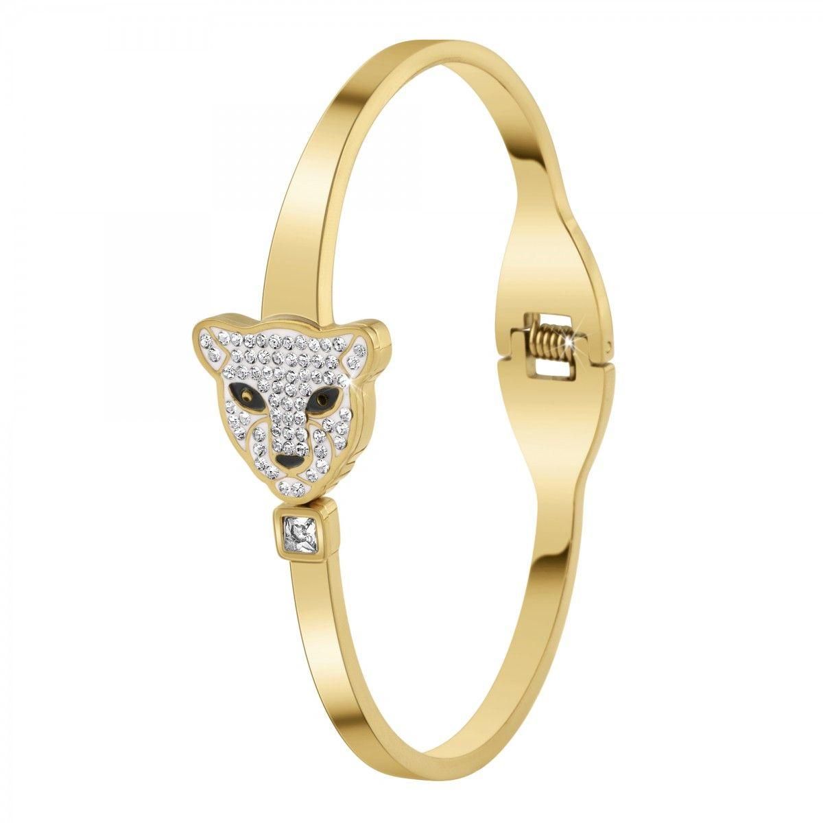 SC BOHEME Bracelet félin par SC Bohème orné de Cristaux scintillants