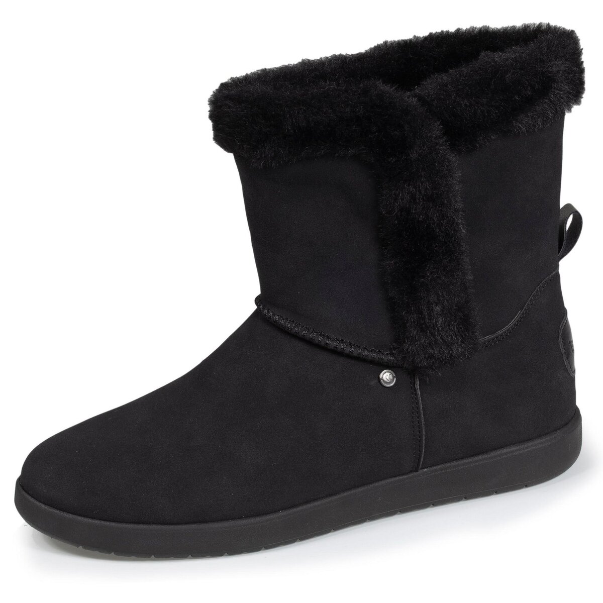 Bottines noires clearance nubuck femme