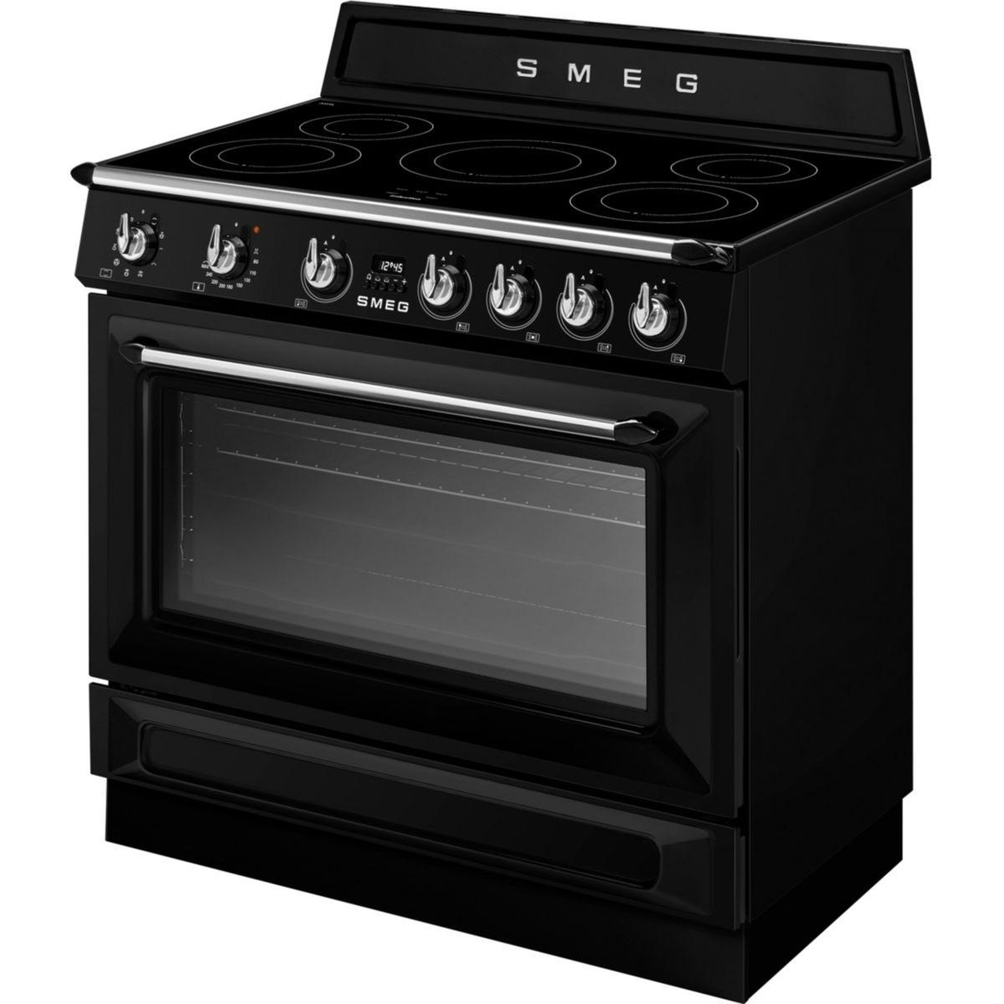 Voir la diapositive 2 : SMEG Piano de cuisson induction tr90imbl