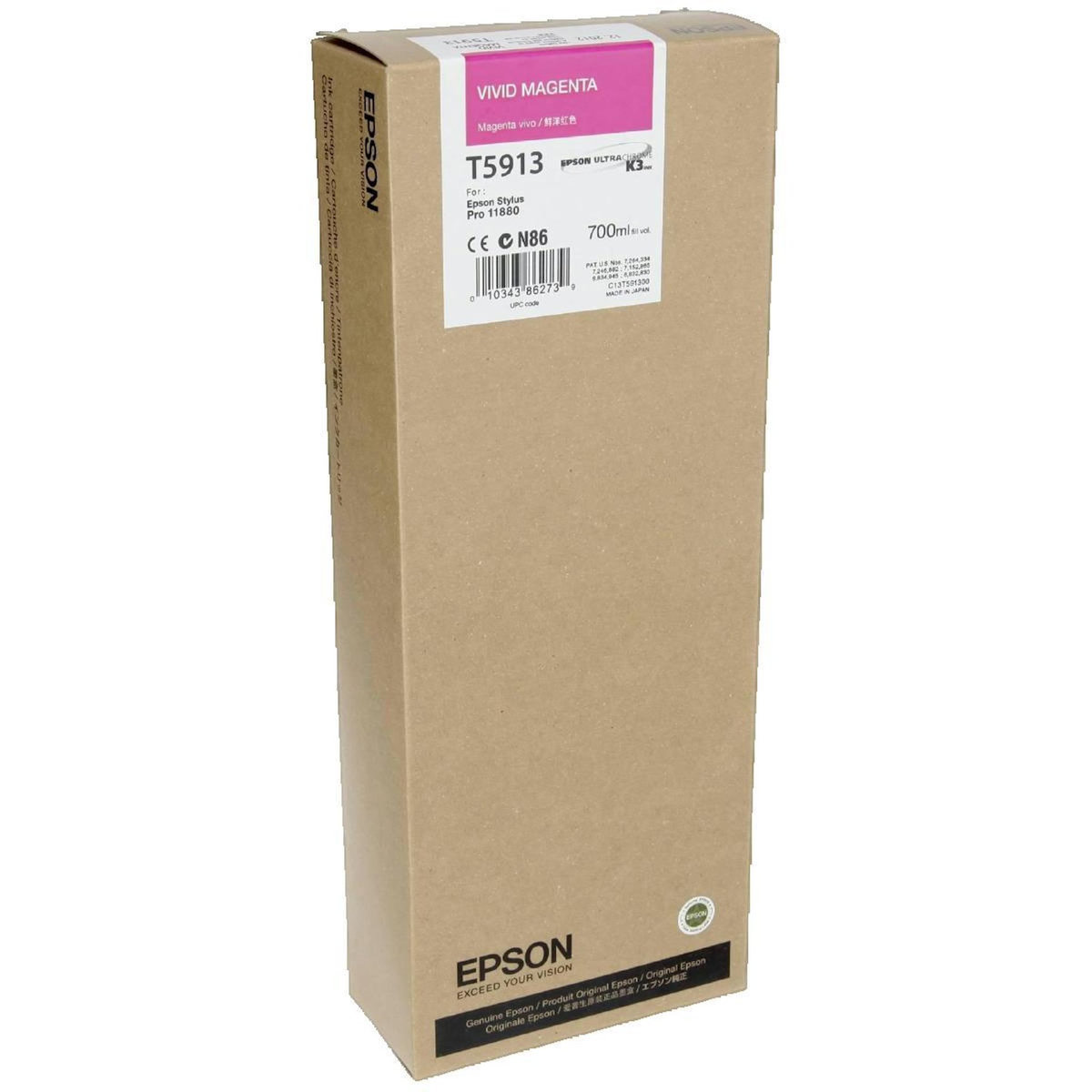 Epson Cartouche d'encre Epson T5913 Vivid Magenta pour Stylus Pro 11880
