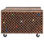 Voir la diapositive 3 : VIDAXL Table d'appoint en teck 60 x 60 x 38 cm