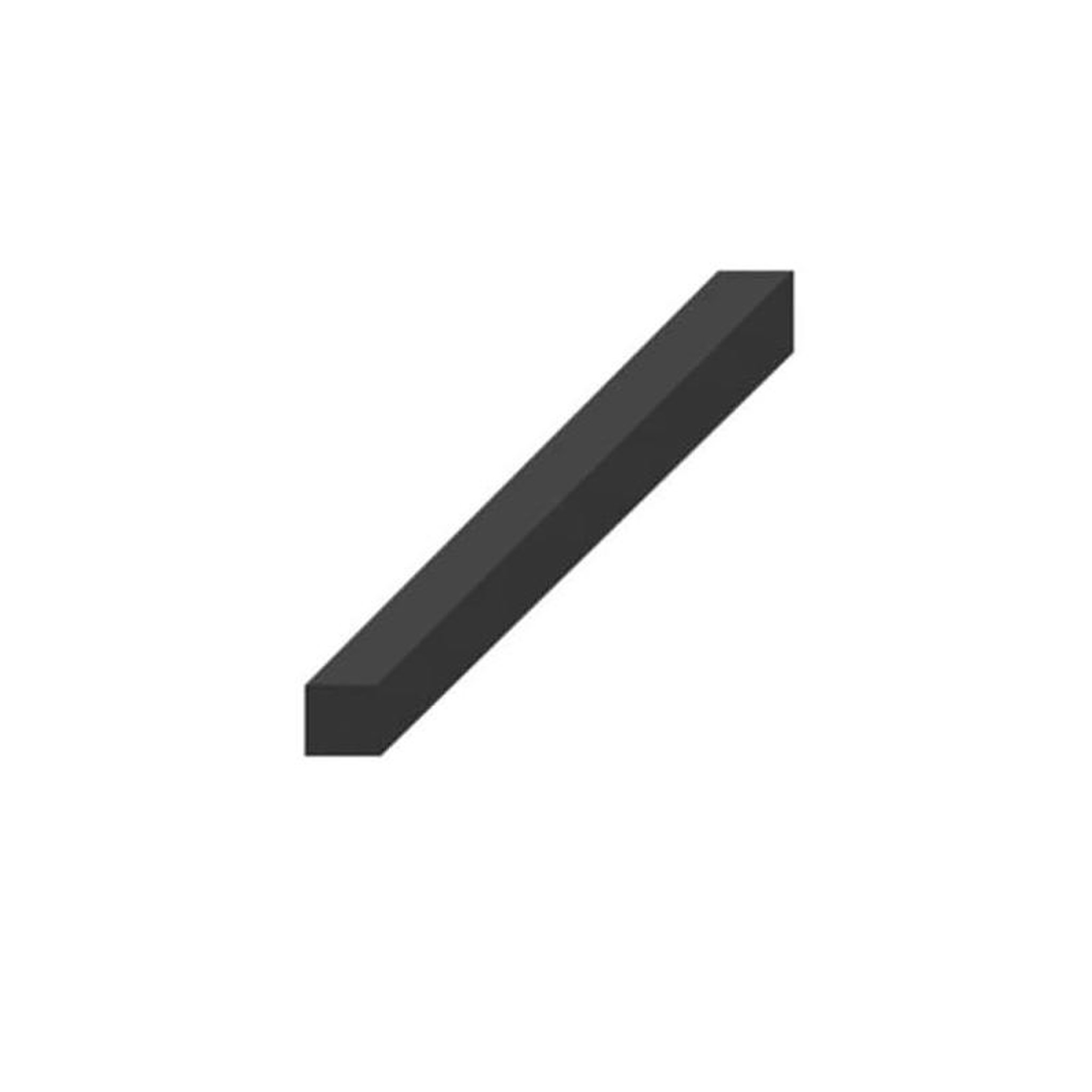 ESPACE-BRICOLAGE Bande caoutchouc spongieux epdm croûté 4 faces noir 25x25mm longueur 1m