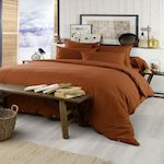 Home collection Housse de couette 100%flanelle. Coloris disponibles : Blanc