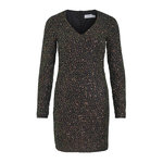 Vila Robe Noir à Sequin Noir Femme Vila Scara. Coloris disponibles : Noir