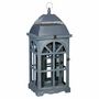 Voir la diapositive 4 : ATMOSPHERA Lot de 2 Lanternes  Bois  77cm Gris