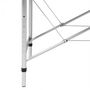 Voir la diapositive 2 : VIDAXL Table pliable de massage Noir 3 zones avec cadre en aluminium