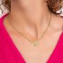 Voir la diapositive 2 : SC BOHEME Collier coeur et infini SC Bohème orné de Cristaux scintillants
