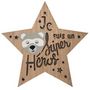 Voir la diapositive 2 : Atmosphera Kids Lampe Design Led Enfant  Étoile  28cm Naturel