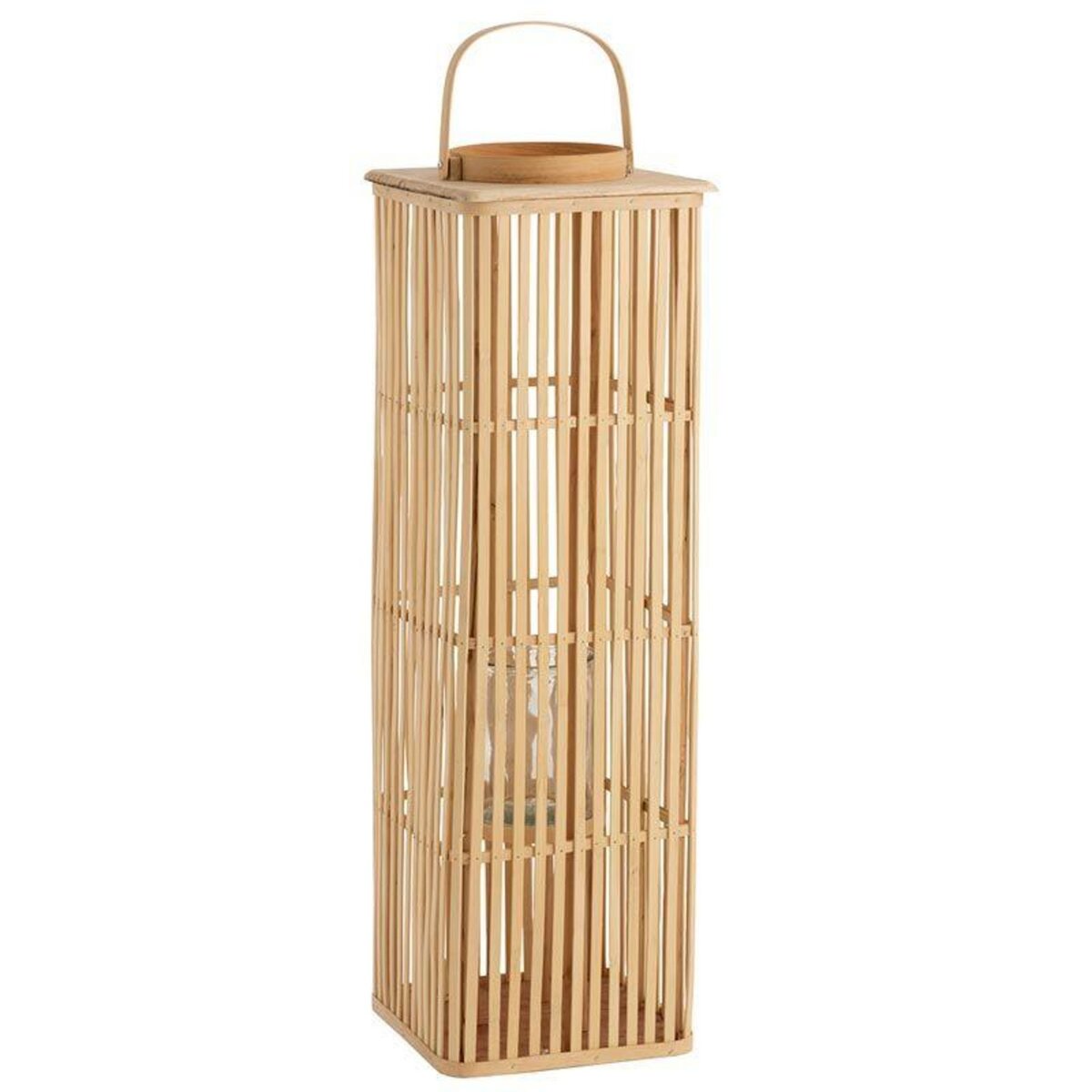 Paris Prix Lanterne Déco en Bambou  Longue  89cm Naturel