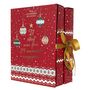 Voir la diapositive 4 : Paris Prix Calendrier de l'Avent Bougies & Surprises  Noël  33cm Rouge