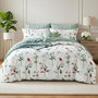 Voir la diapositive 1 : Home collection Parure housse de couette 3 pcs 240x220 cm en percale de coton 80 fils Coss