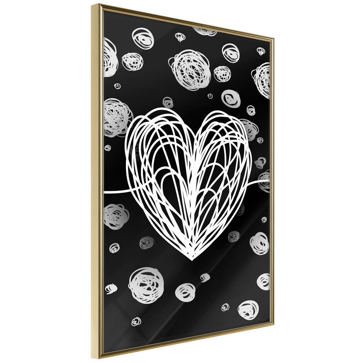 Paris Prix Affiche Murale Encadrée  Entangled Heart