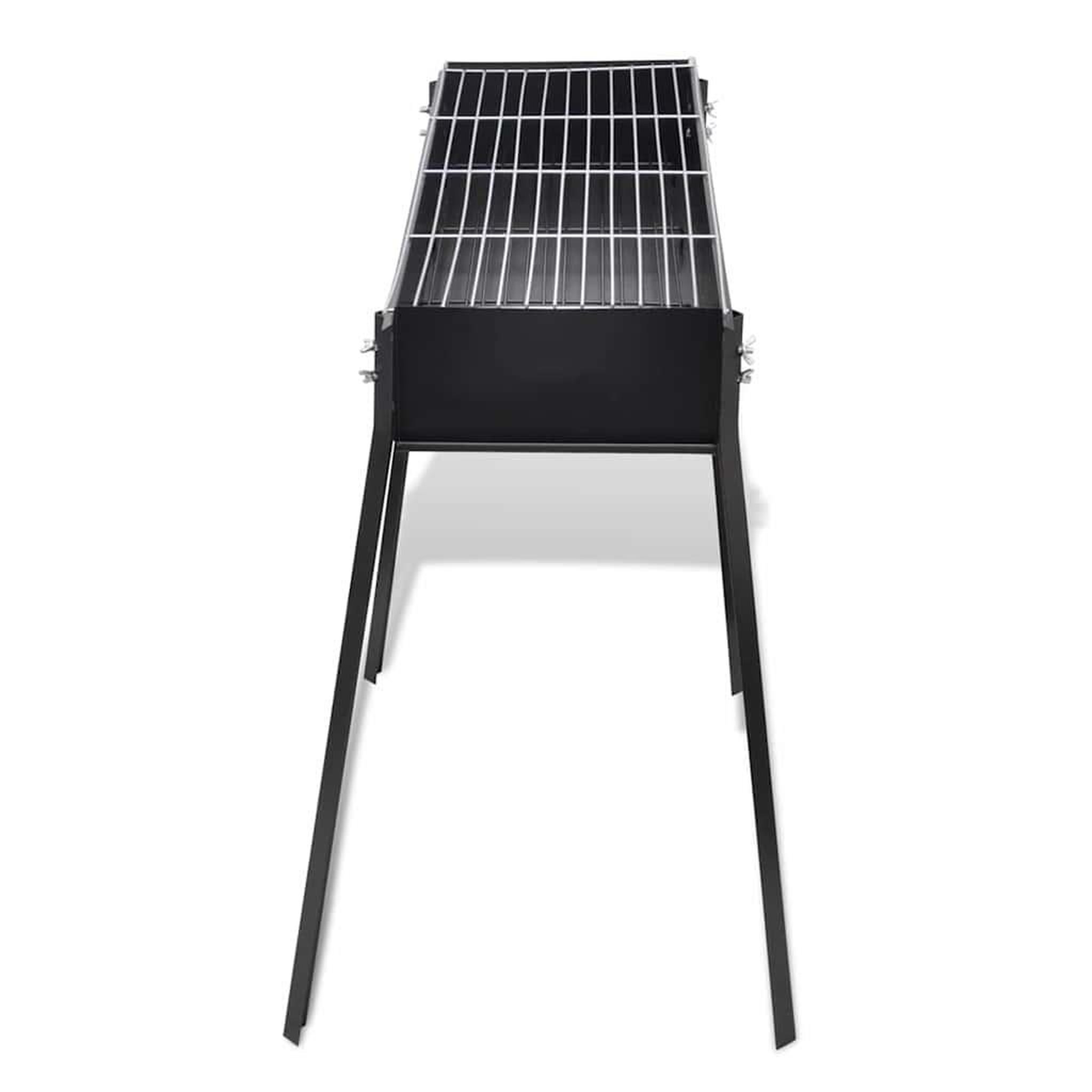Voir la diapositive 3 : VIDAXL Support de barbecue au charbon de bois Carre 75x28 cm