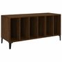 Voir la diapositive 2 : VIDAXL Armoire a disques chene marron 100x38x48 cm bois d'ingenierie