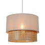 Voir la diapositive 3 : OSTARIA Suspension gigogne rotin beige D35