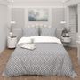 Voir la diapositive 2 : Intemporel Parure housse de couette 3D microfibre ANYA, par Soleil d'Ocre