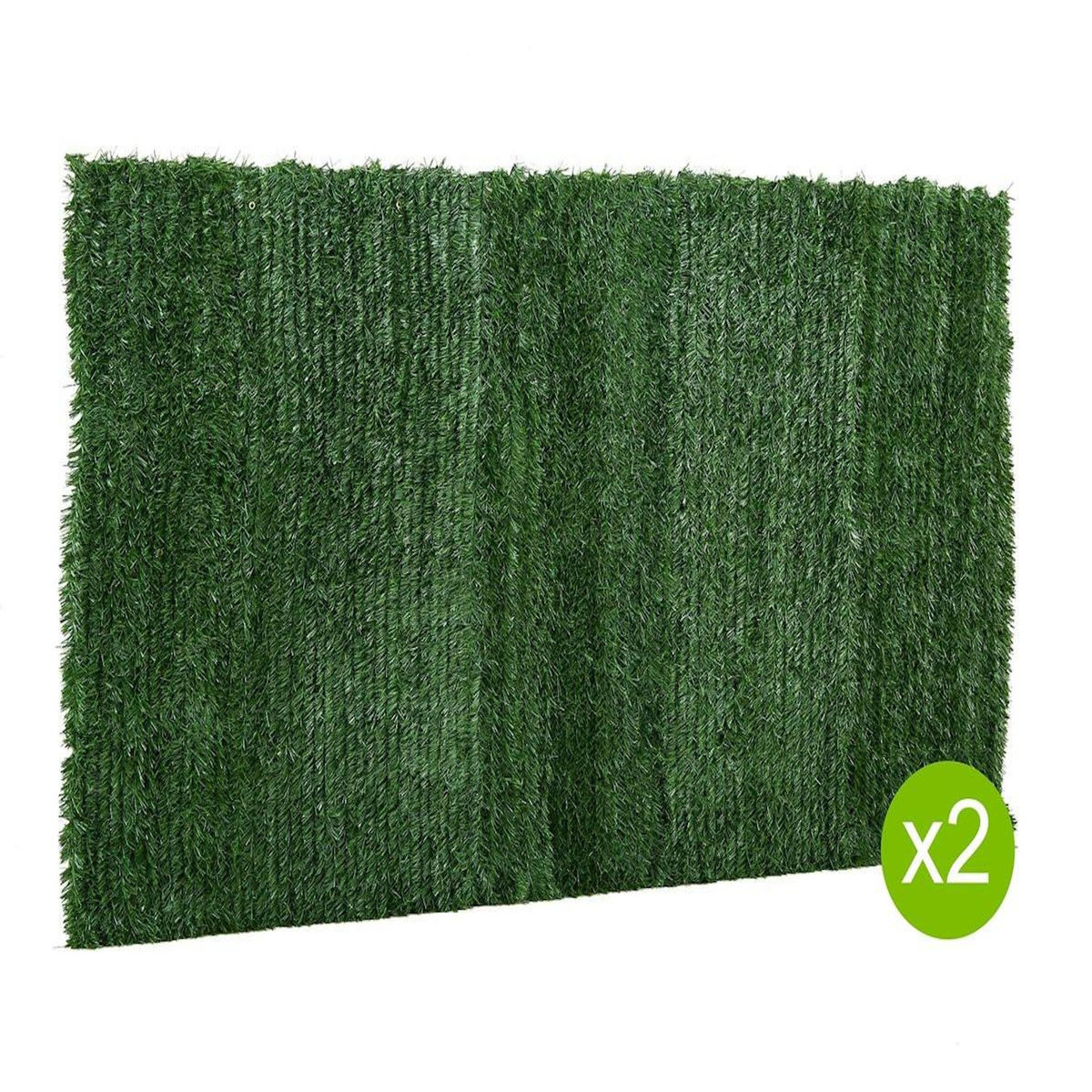 Habitat et Jardin Lot de 2 Haies artificielles - 200 x 300 cm
