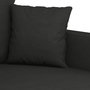 Voir la diapositive 5 : VIDAXL Ensemble de canapes 2 pcs avec coussins Noir Tissu