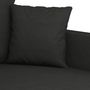 Voir la diapositive 5 : VIDAXL Ensemble de canapes 2 pcs avec coussins Noir Tissu