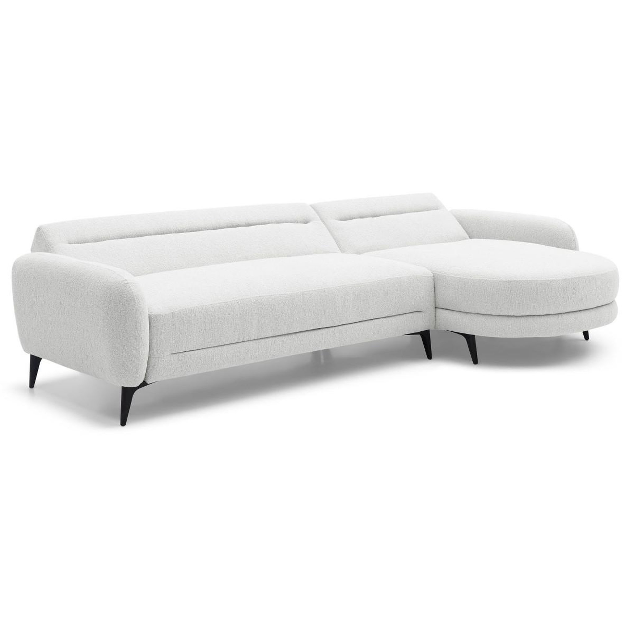 Voir la diapositive 4 : Paris Prix Canapé d'angle convertible  milan  283cm crème