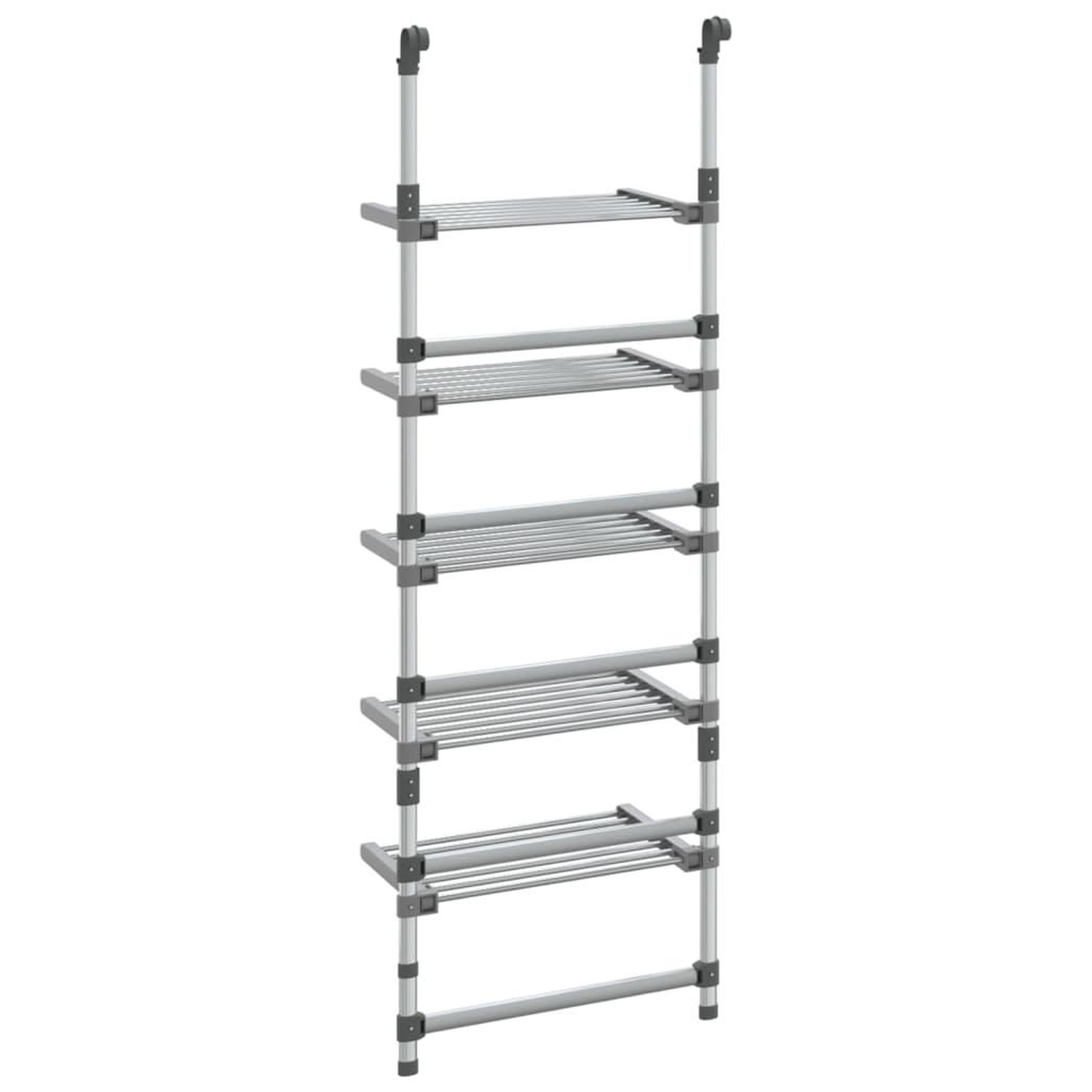 Voir la diapositive 5 : VIDAXL Sechoir a linge suspendu a 5 niveaux Aluminium