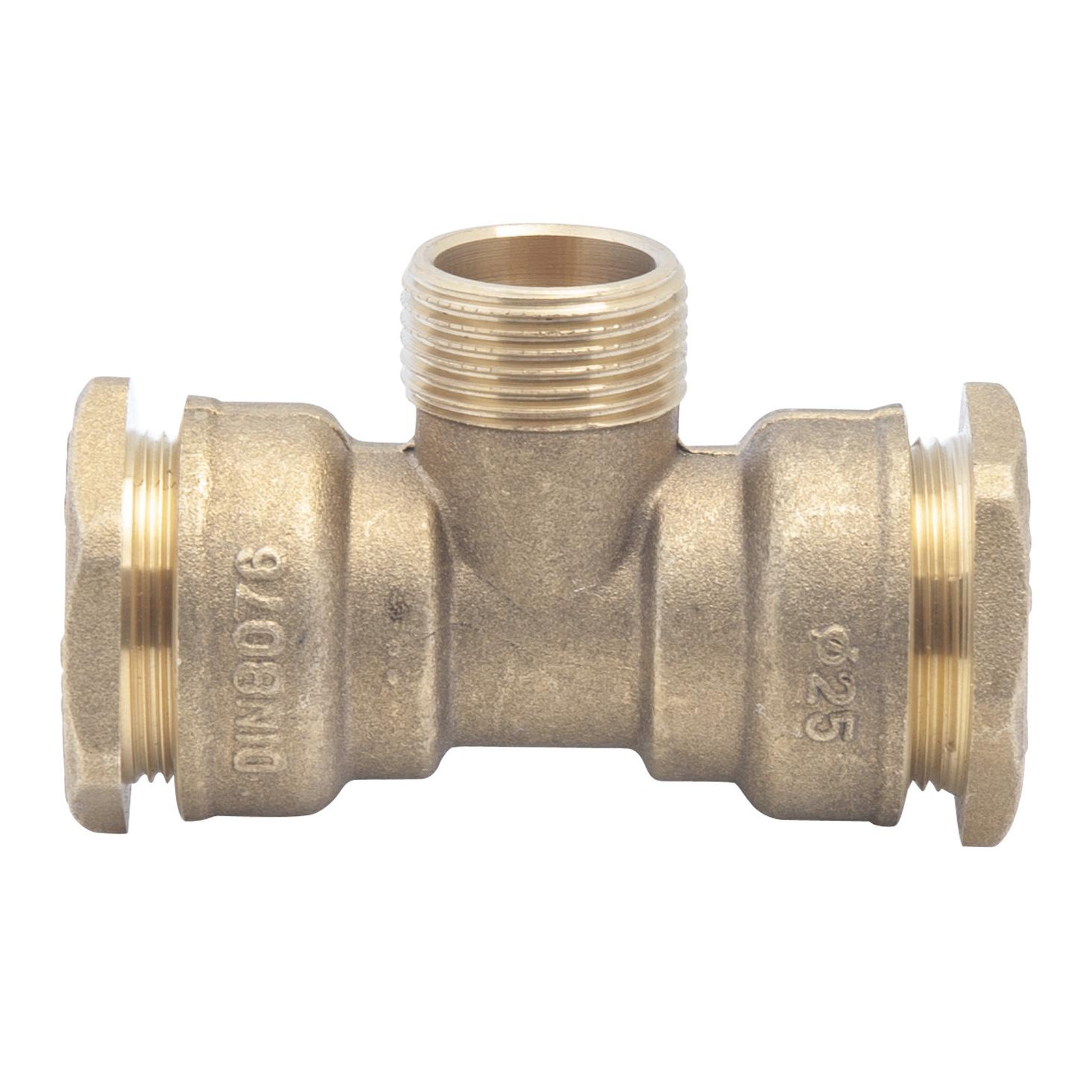 Voir la diapositive 4 : RAIN Raccord laiton té 3-4 m d25 plymouth