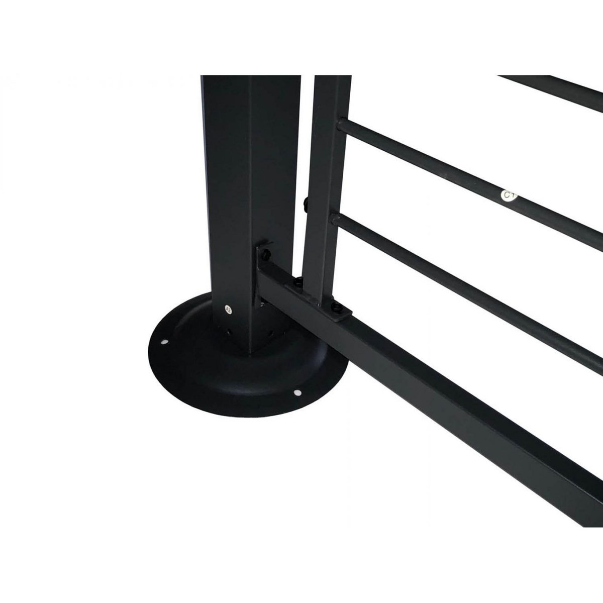 CONCEPT USINE Pergola 3 x 3 m 4 toiles coulissantes gris et taupe AGRA