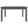 Voir la diapositive 5 : VIDAXL Table de jardin gris 82,5x50,5x45 cm bois massif de pin