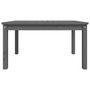 Voir la diapositive 5 : VIDAXL Table de jardin gris 82,5x50,5x45 cm bois massif de pin