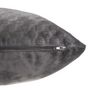 Voir la diapositive 2 : Paris Prix Coussin Déco en Velours  Dolce  38x58cm Gris