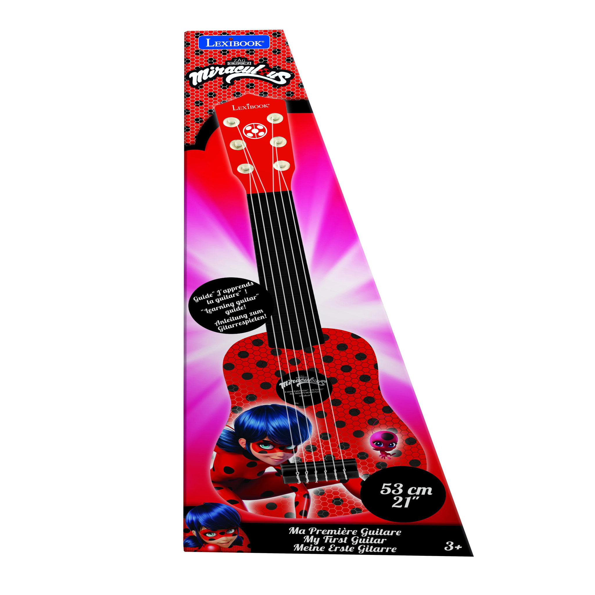 Voir la diapositive 4 : Lexibook Ma Première Guitare Miraculous