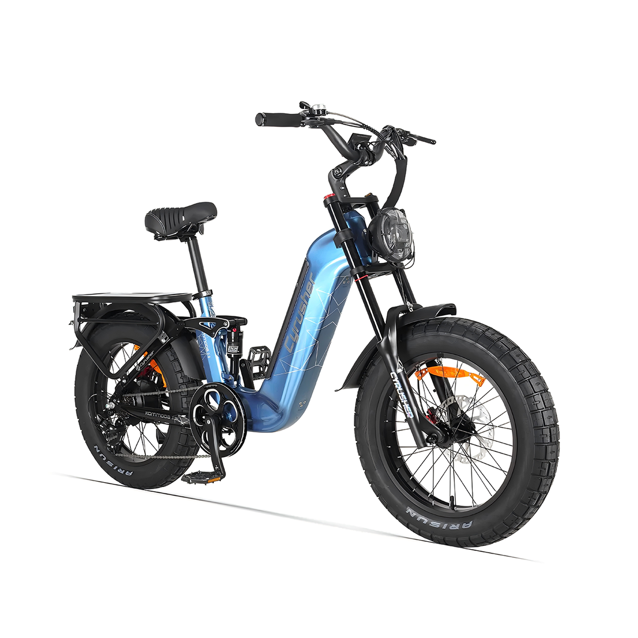 Voir la diapositive 2 : CYRUSHER Vélo électrique Fat Bike Cyrusher Kommoda 3.0