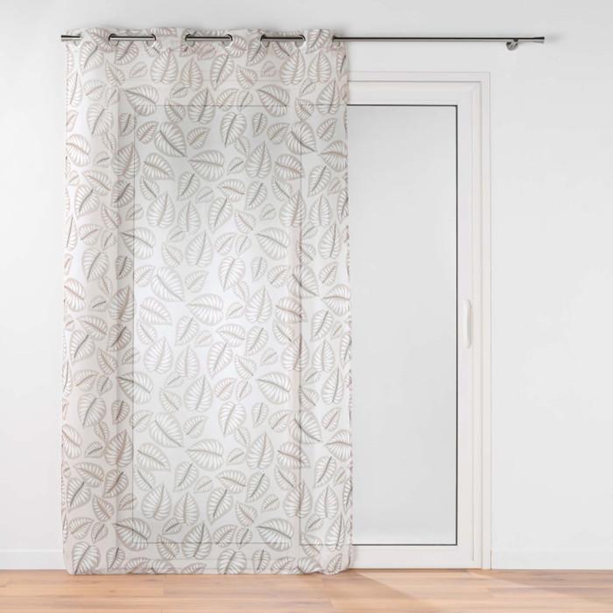 Voir la diapositive 1 : Paris Prix Rideau Voilage à Œillets  Alma  140x280cm Naturel