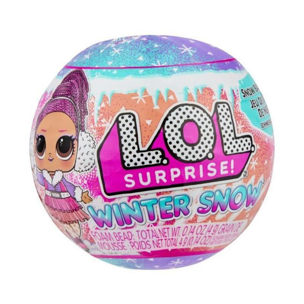 L.O.L. SURPRISE! L.O.L. Surprise Winter Snow Poupées 7,5 cm en PDQ
