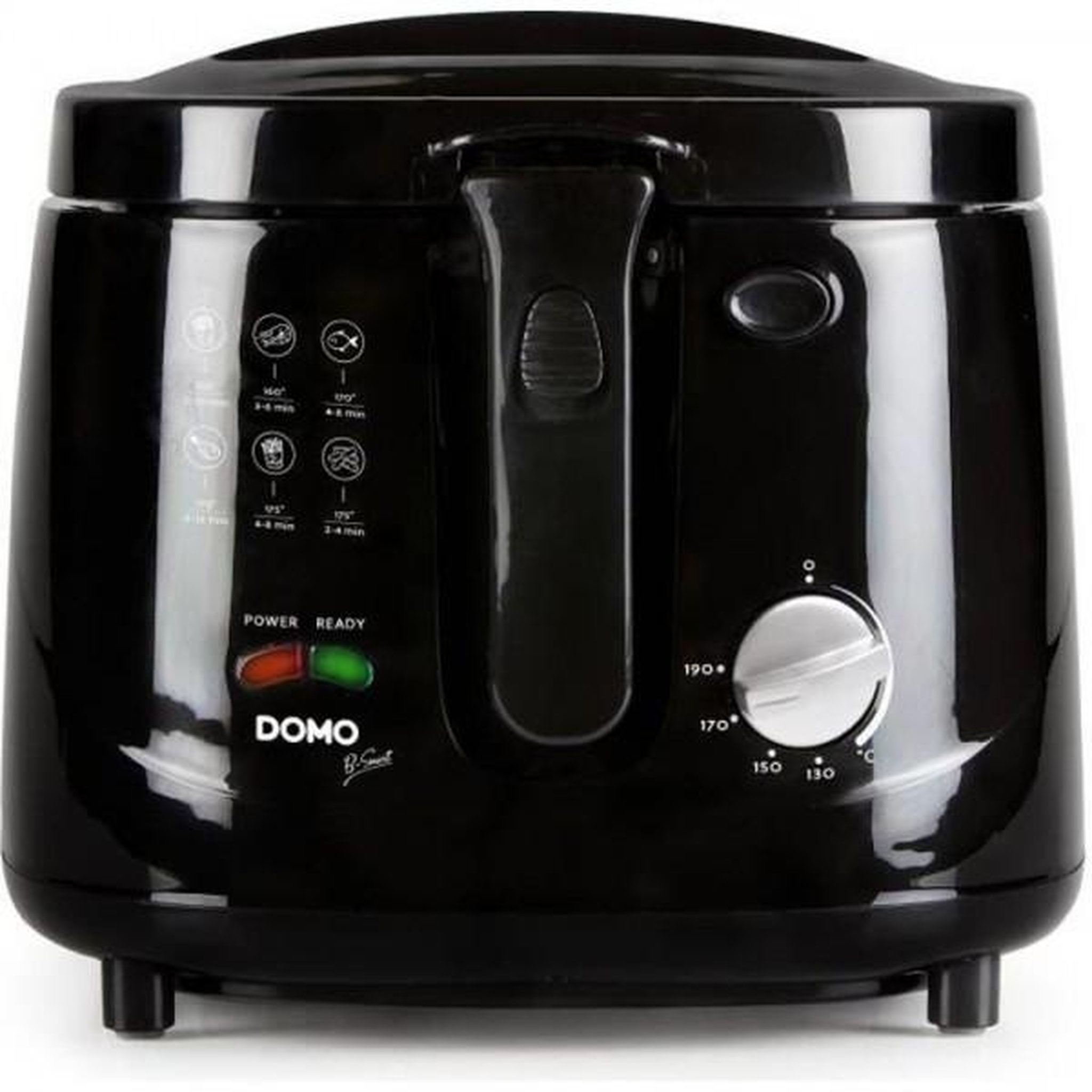 Domo Friteuse Electrique  classique - DOMO DO461FR - 2.5L - Noir - Thermostat réglable - Cool Touch