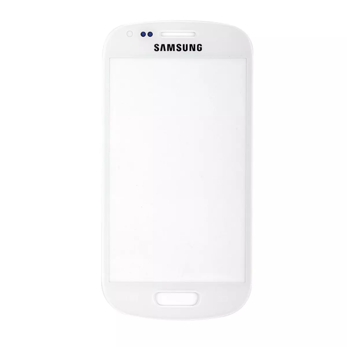 Samsung Vitre écran de façade blanche + adhésif pour Samsung Galaxy S3 mini I8190