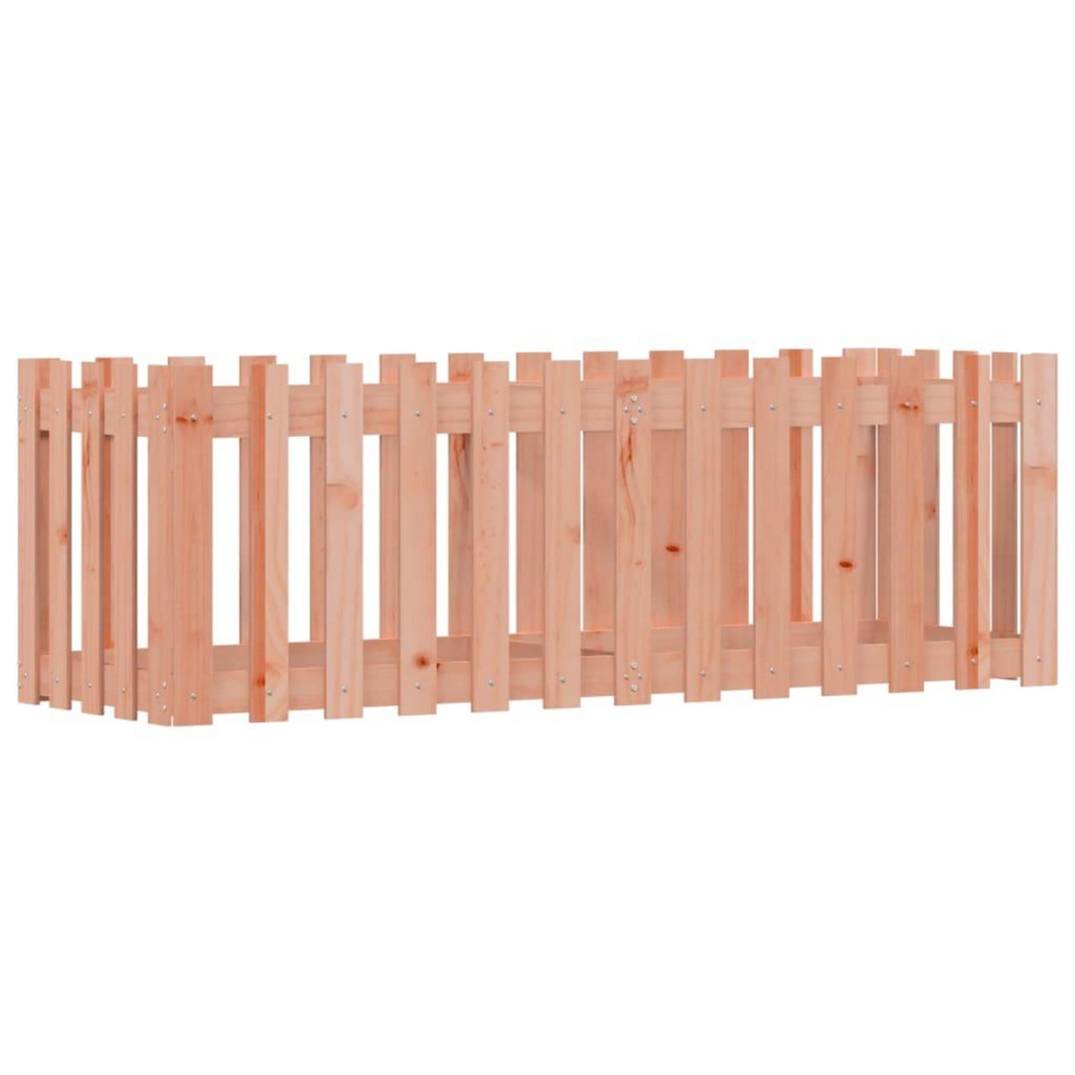 VIDAXL Lit sureleve de jardin design de cloture bois douglas massif