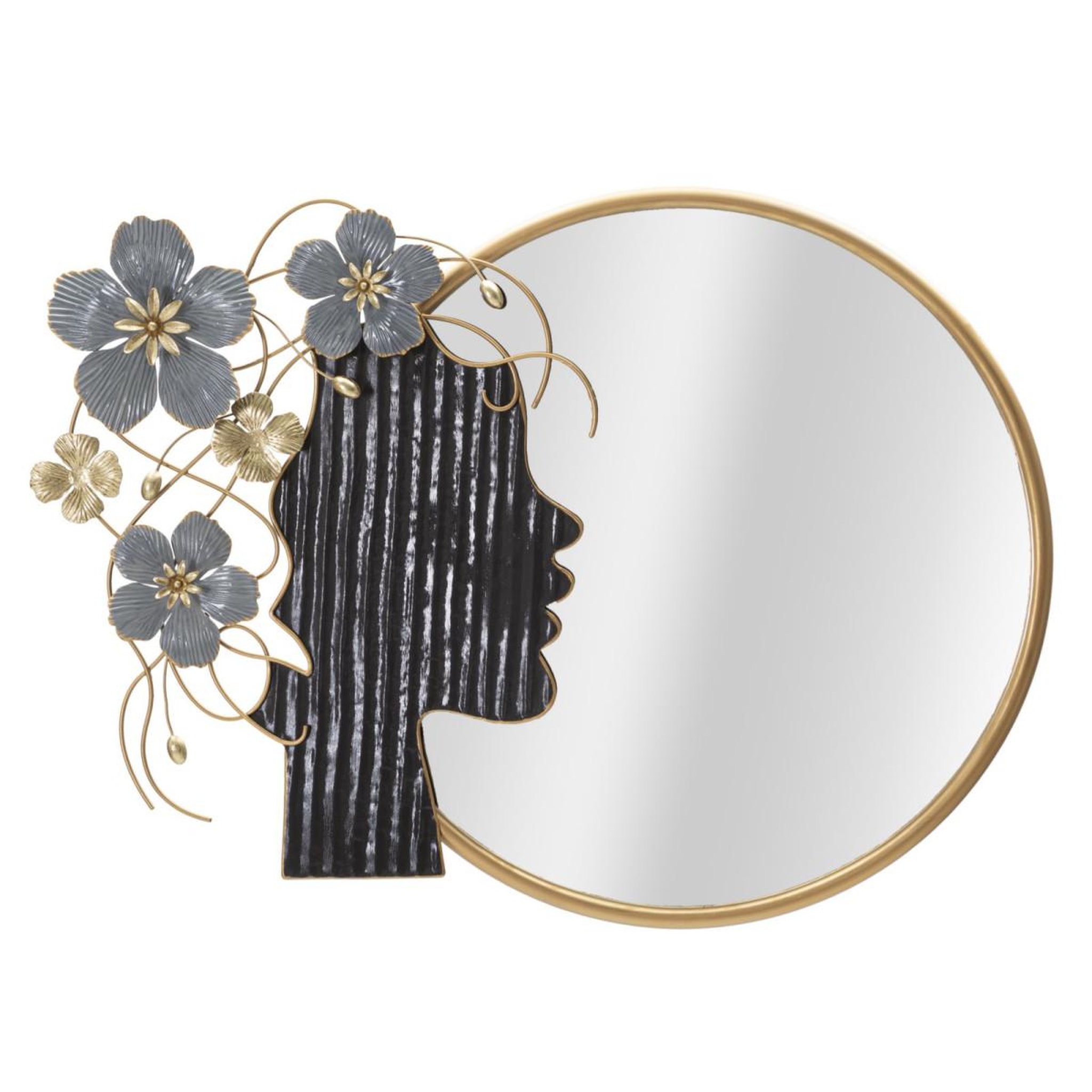 Paris Prix Miroir mural déco  woman  81cm multicolore