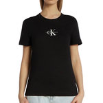 CALVIN KLEIN JEANS T shirt  Femme Calvin Klein Jeans Monologo  lim. Coloris disponibles : Noir