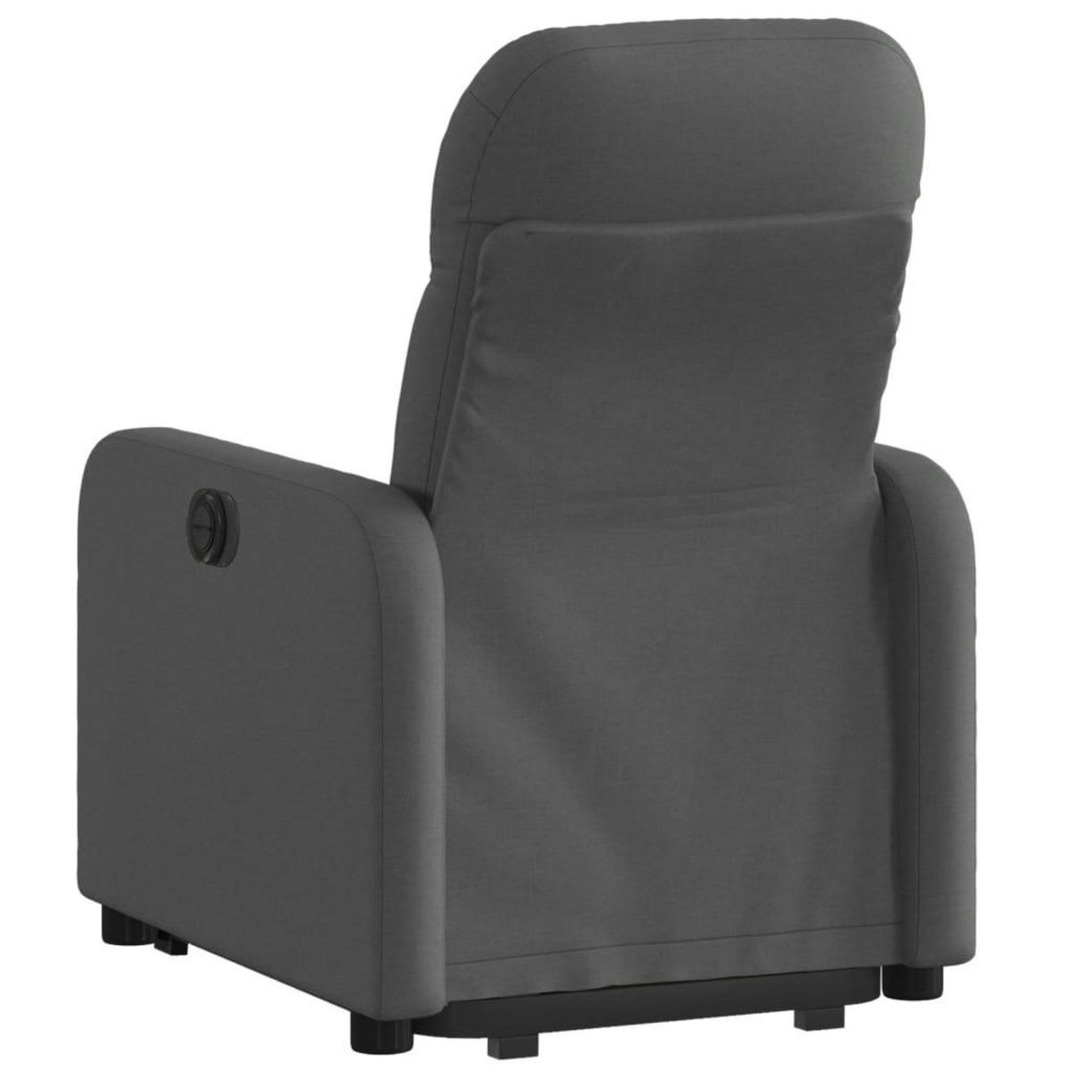 VIDAXL Fauteuil inclinable Gris fonce Tissu