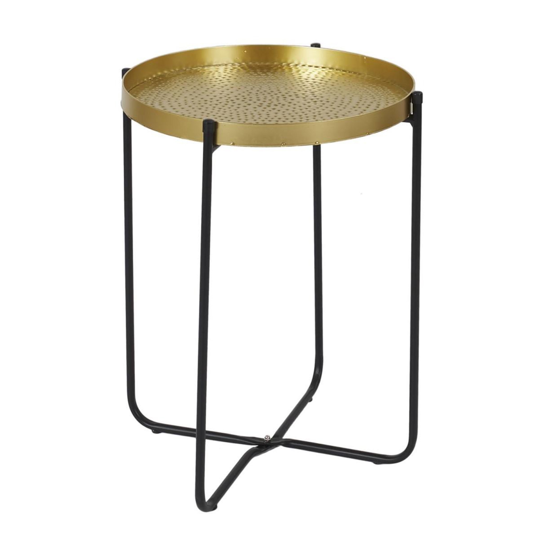The Home Deco Factory Table d'Appoint Design  Alia  35cm Or
