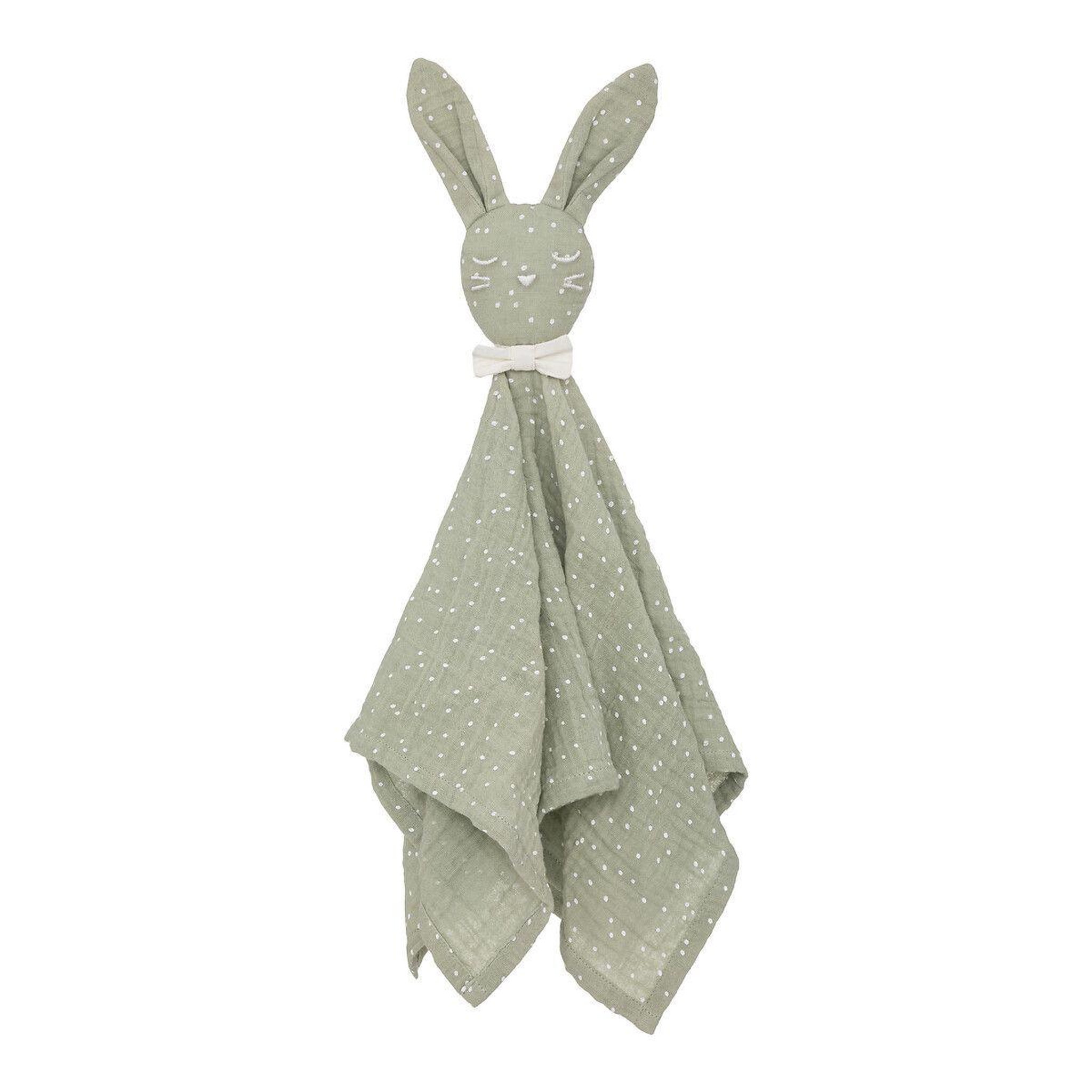 Voir la diapositive 1 : Atmosphera Kids Doudou pour bébé  lapin  46cm vert